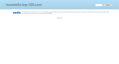 Desktop Screenshot of maxwells-top-100.com